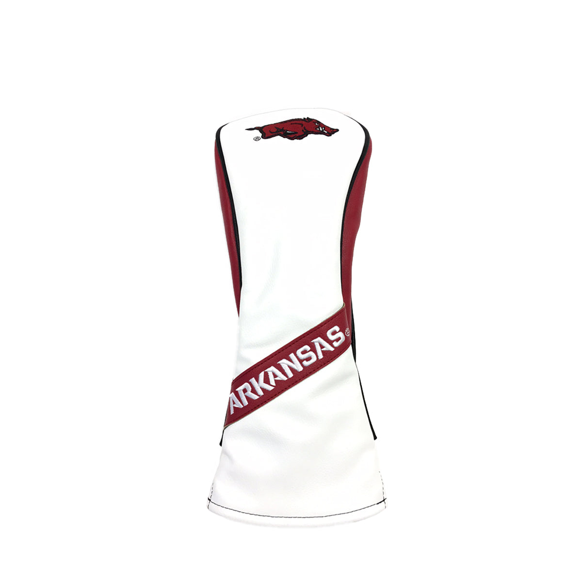 University of Arkansas Razorbacks Headcovers (White) | NCAA Licensed