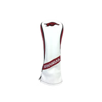 University of Arkansas Razorbacks Headcovers (White) | NCAA Licensed