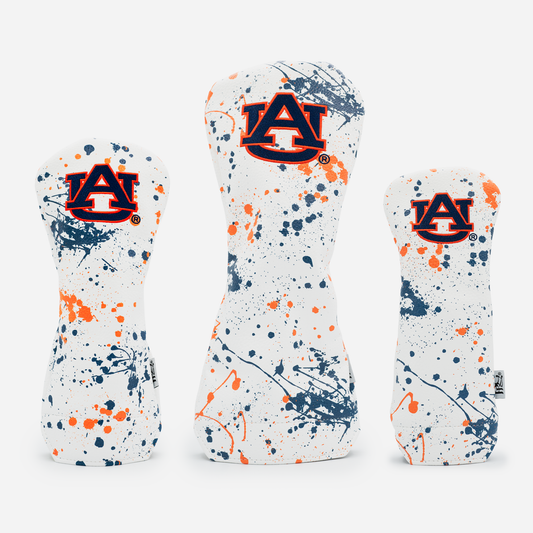 Auburn University Tigers Headcover Set (Paint Splash)
