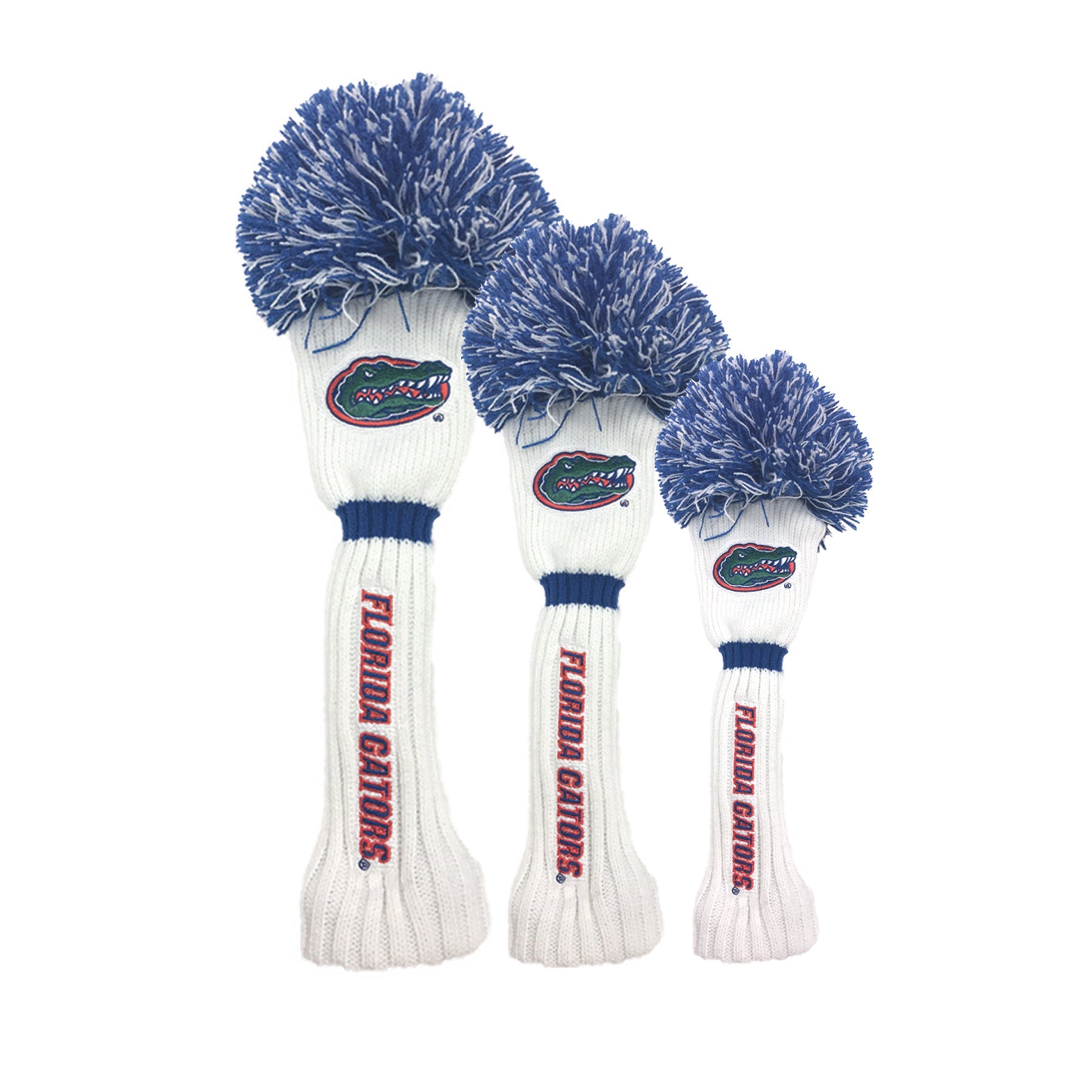 University of Florida Gators Pom Pom Covers (White)