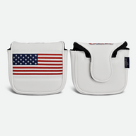 Patriot Spider Mallet Putter Cover (White)