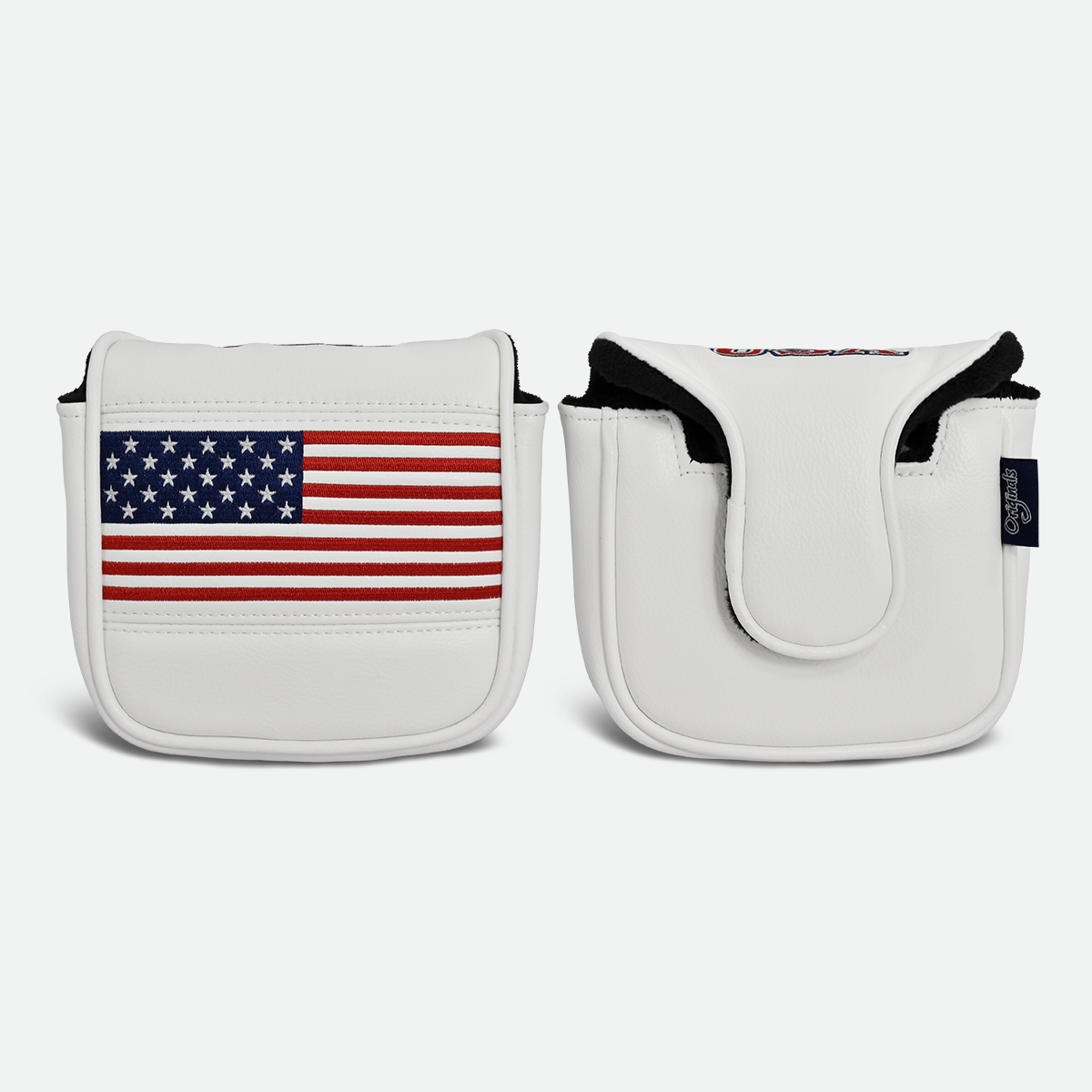 Patriot Spider Mallet Putter Cover (White)