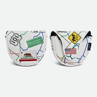 Route 66 Mallet Putter Cover (White)