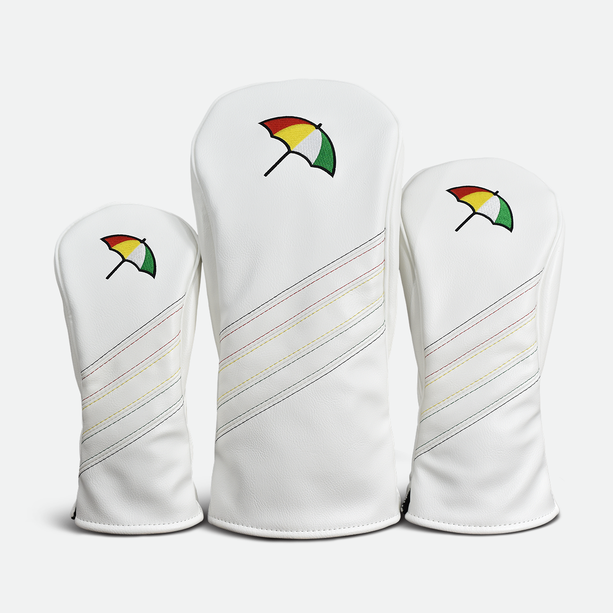 Arnold Palmer Track Headcovers (White)