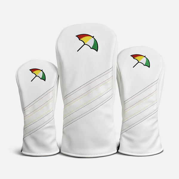 Arnold Palmer Track Headcovers (White) – PRG Golf
