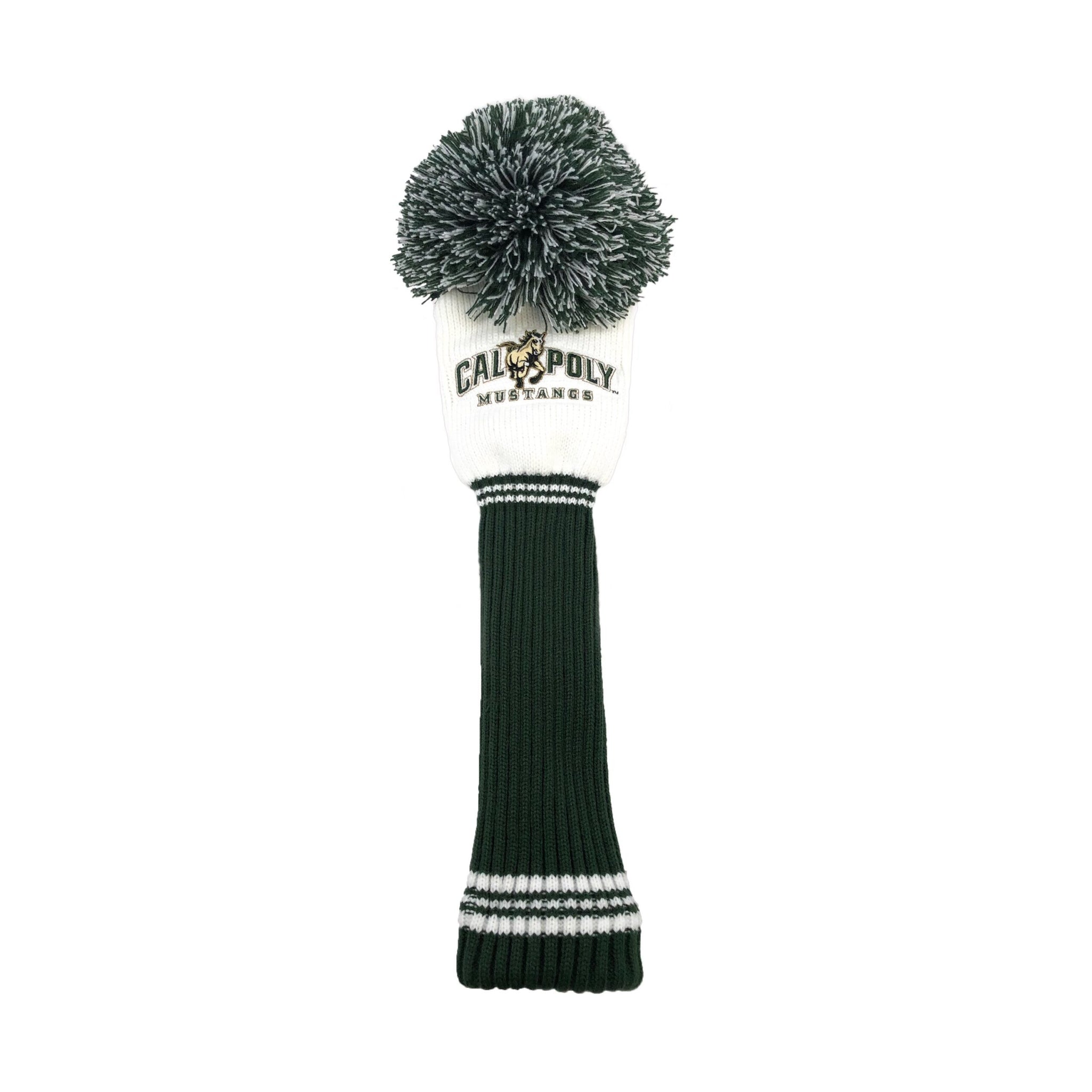 Cal Poly Mustangs POM Wood Cover (White/Green)