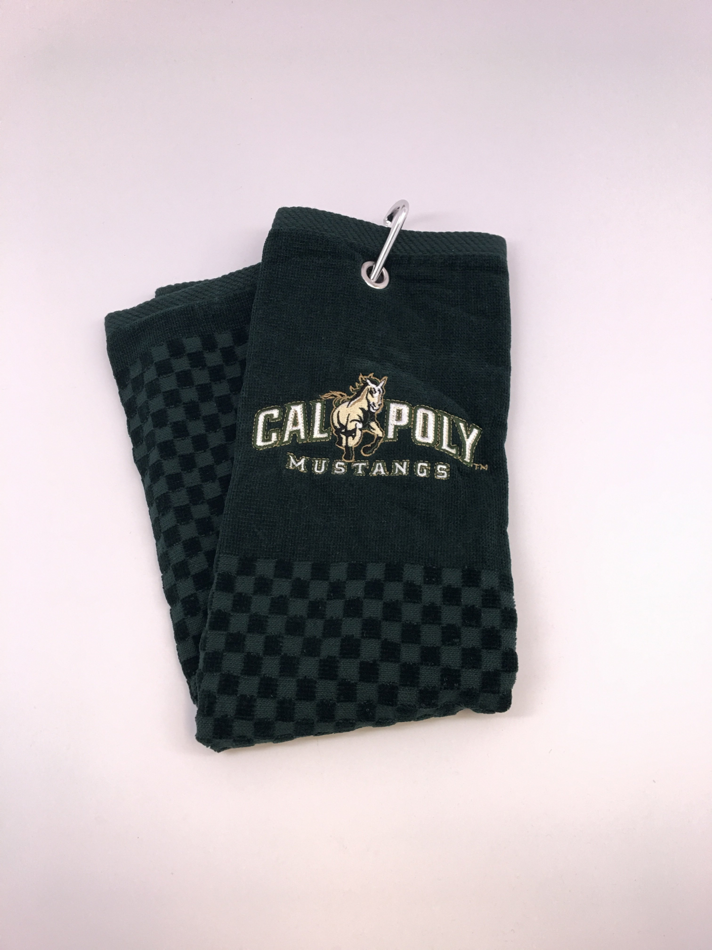Cal Poly Mustangs Tri-fold Towel (Green or White)