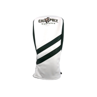 Cal Poly Mustangs Heritage Track Wood Covers (White/Green)