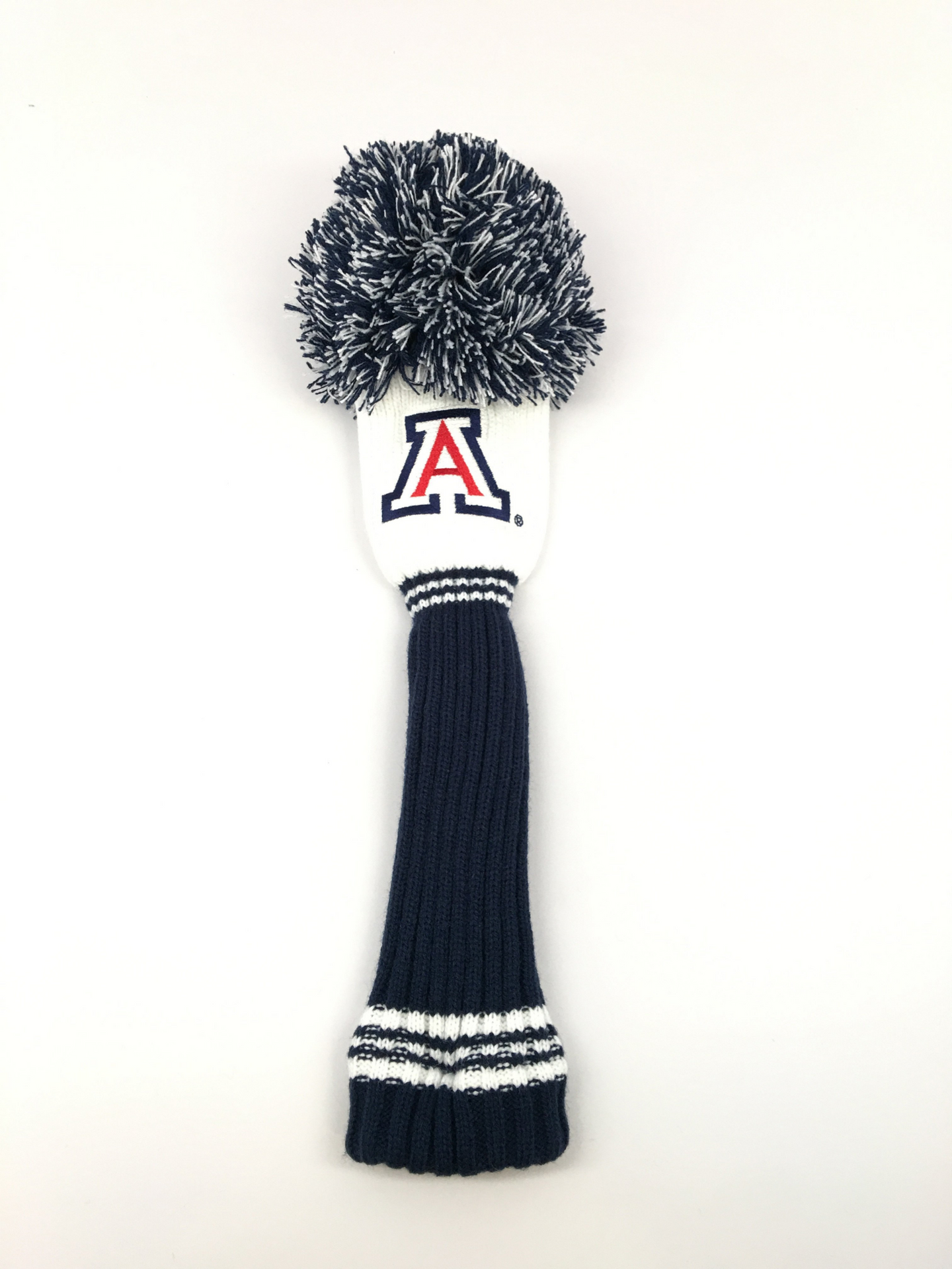 Arizona Wildcats POM Headcovers (White/Navy) | NCAA Licensed