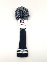 Arizona Wildcats POM Headcovers (White/Navy) | NCAA Licensed