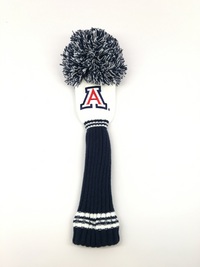 Arizona Wildcats POM Headcovers (White/Navy) | NCAA Licensed