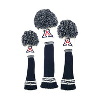 Arizona Wildcats POM Headcovers (White/Navy) | NCAA Licensed