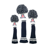 Arizona Wildcats POM Headcovers (White/Navy) | NCAA Licensed