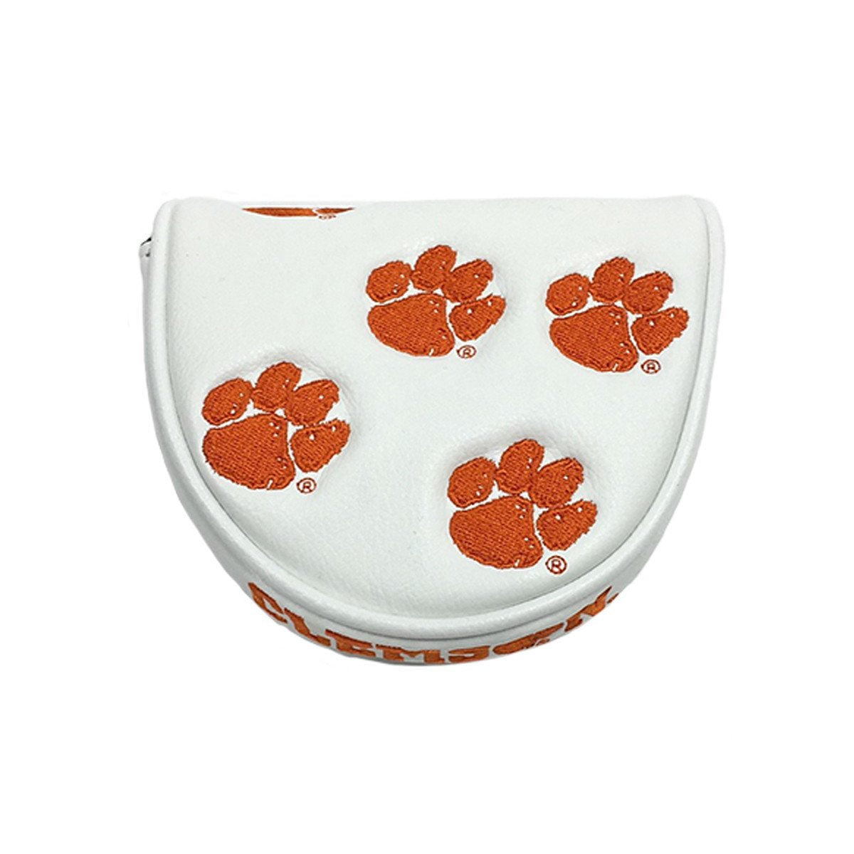 PRG Clemson Tigers Mallet Putter Cover (White)