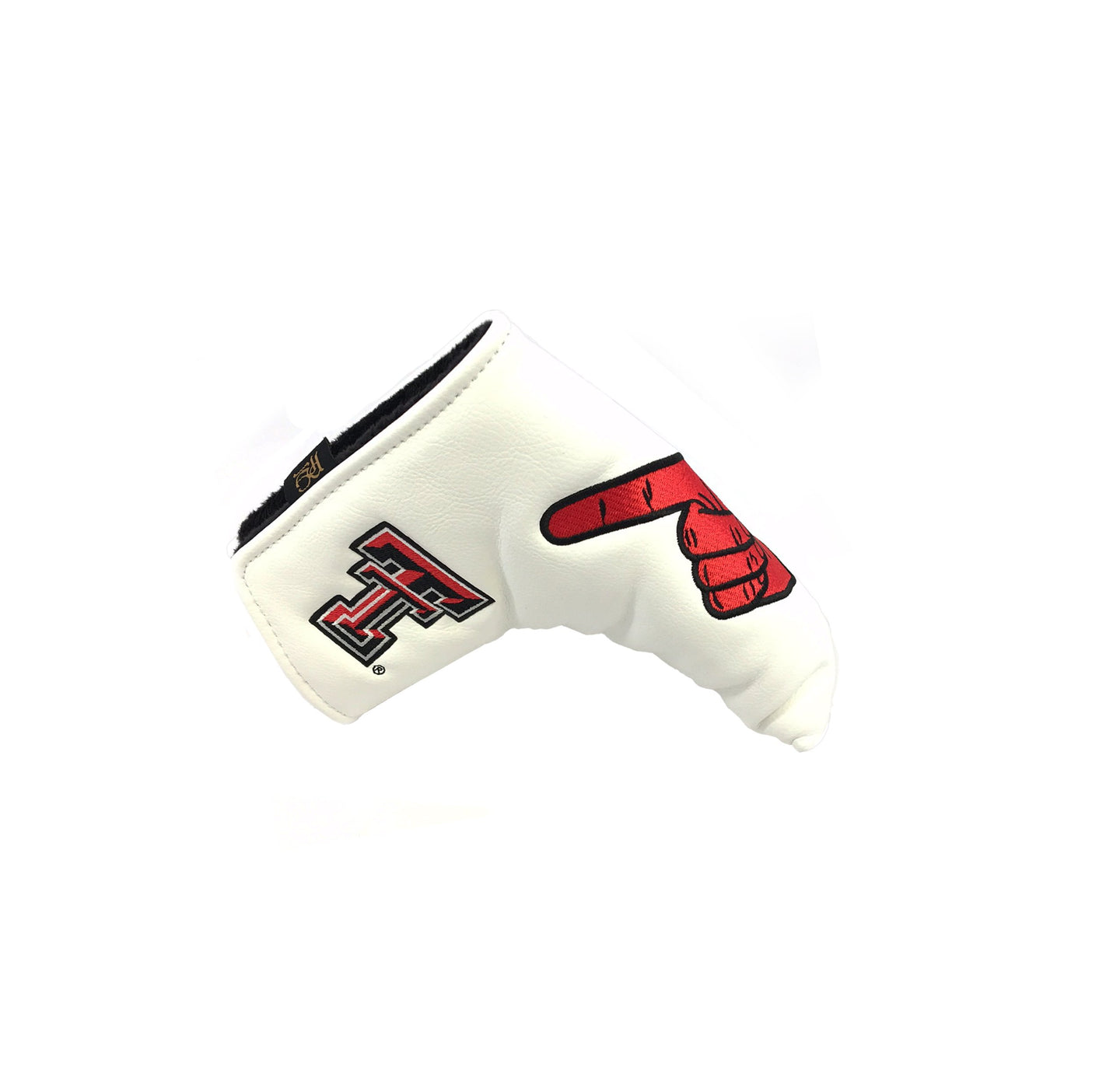Texas Tech University "Guns Up" Blade Putter Cover (White)