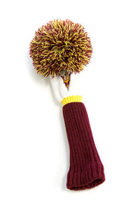 Arizona State Sun Devils POM Headcovers (White and Burgundy)