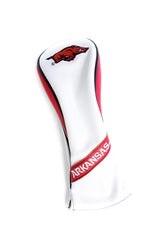 University of Arkansas Razorbacks Headcovers (White) | NCAA Licensed