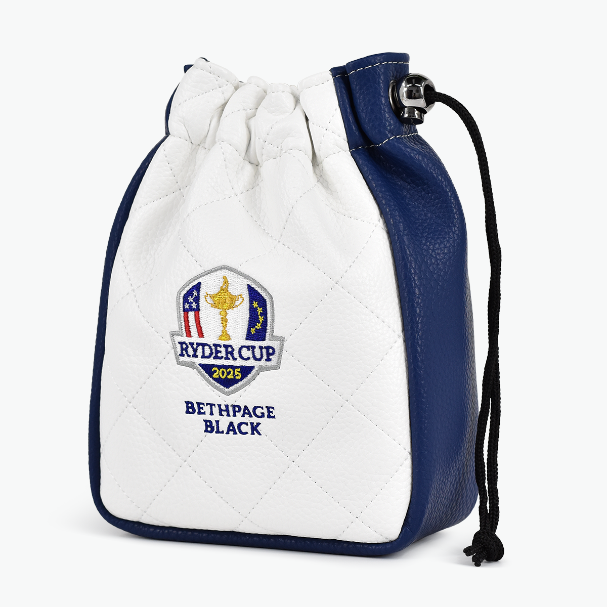 New York Yankees Premium Zip Tote (White/Navy Pinstripe) – PRG Golf