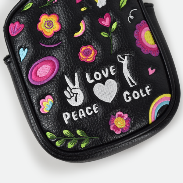 Peace, Love & Golf Spider Mallet Putter Cover - Image 2