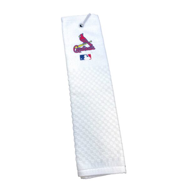 St. Louis Cardinals Cross Tri-Fold Towel (White) - Image 2