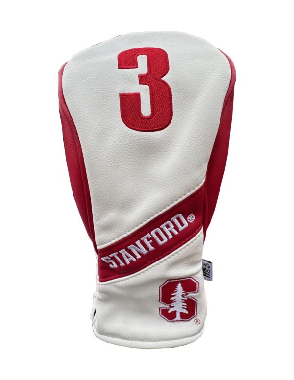 Stanford University Heritage College Wood Covers (White/Red) - Image 4