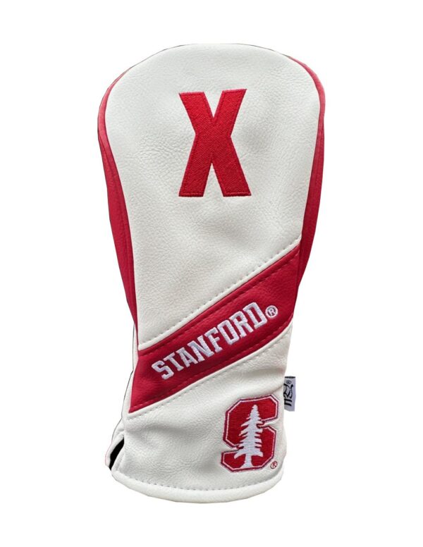 Stanford University Heritage College Wood Covers (White/Red) - Image 6