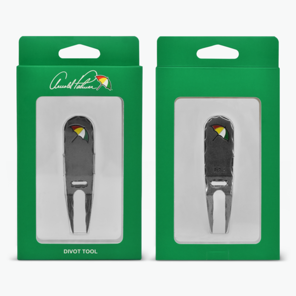2025 Arnold Palmer Antique Silver Chiseled Divot Tool (Dual-Prong) - Image 2