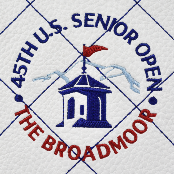 45th U.S. Senior Open at The Broadmoor Two Tone Elite Vintage Quilt Stitch Driver Cover - Image 3