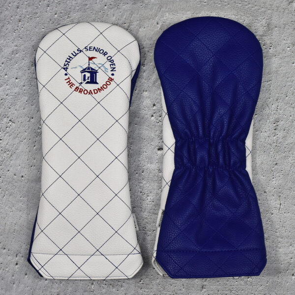 45th U.S. Senior Open at The Broadmoor Two Tone Elite Vintage Quilt Stitch Driver Cover - Image 2